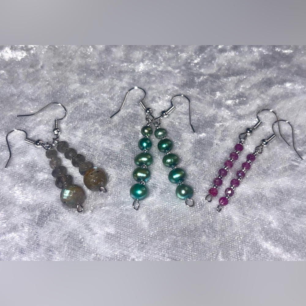 “Armand Divine” Forever Dangly Handmade Earrings! 💎 - See Description‼️ - Picture 2 of 2